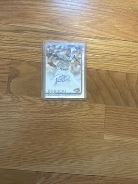 Topps chrome baseball card